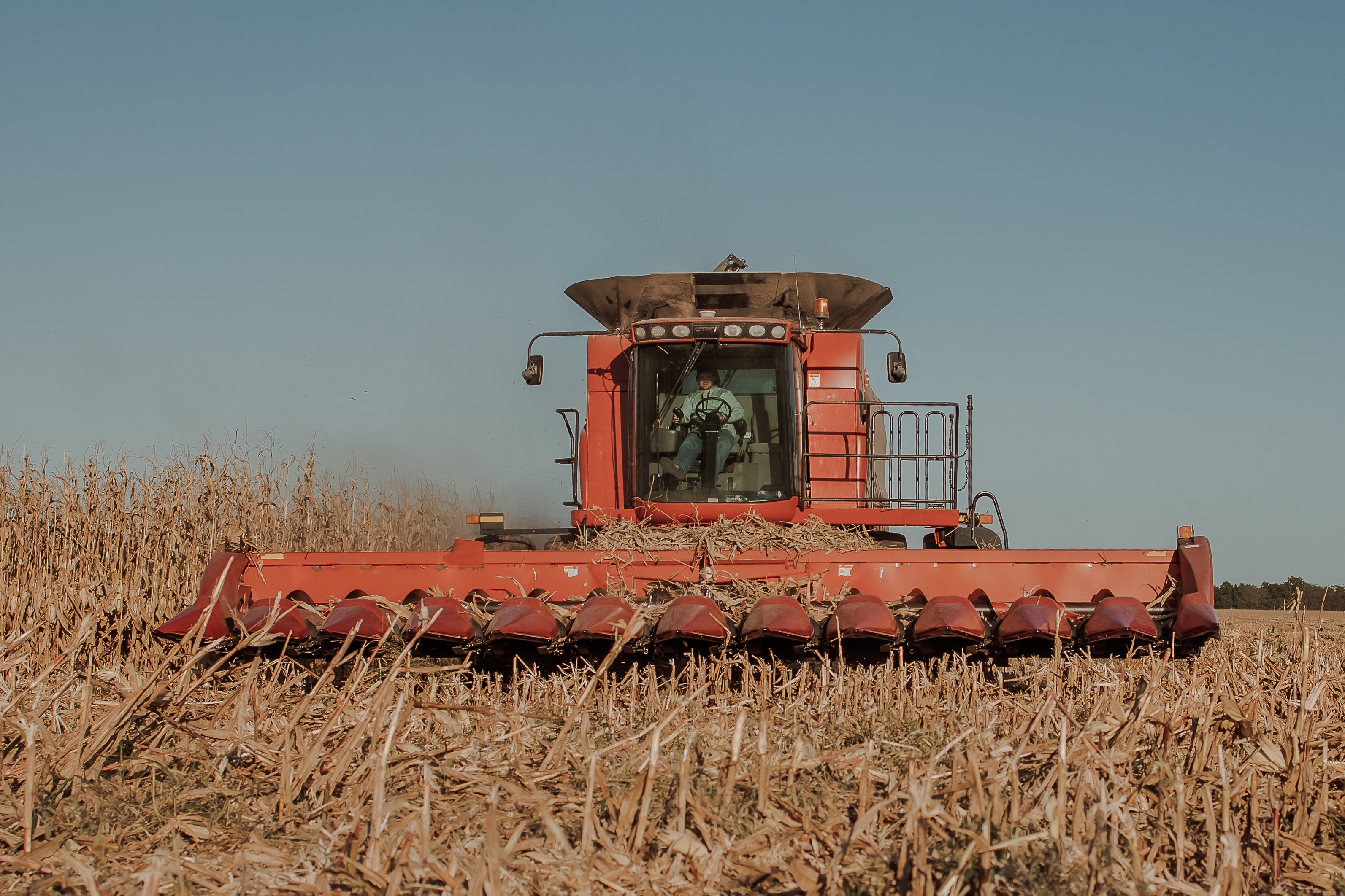 combine tractor