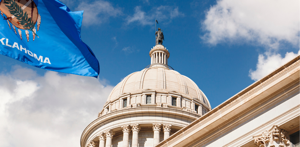 Oklahoma capitol building. 