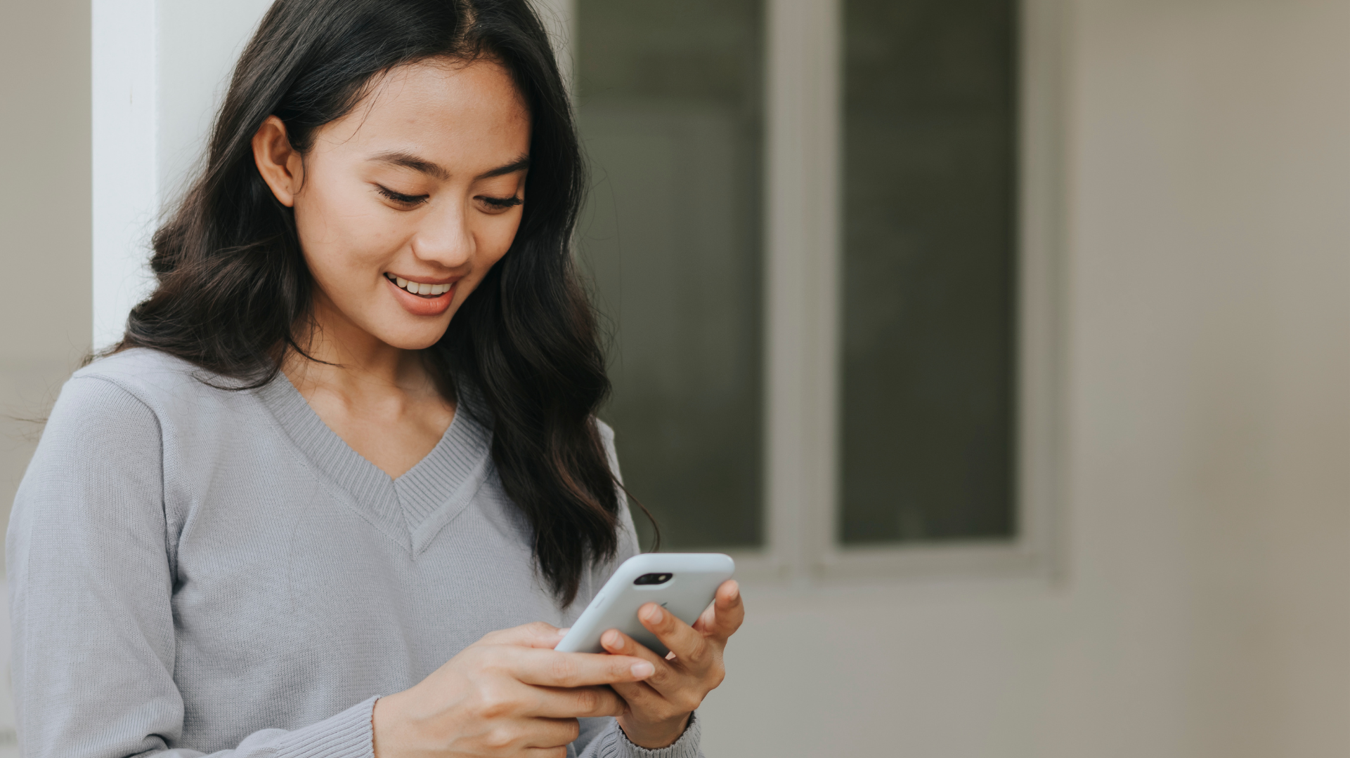 Woman on her phone