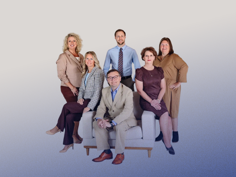 group photo of vision bank trust and investment team